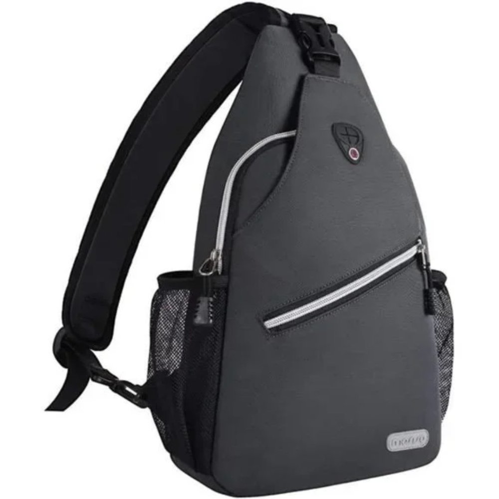 Multipurpose Crossbody Shoulder Bag Travel Space Gray - Picture 1 of 7